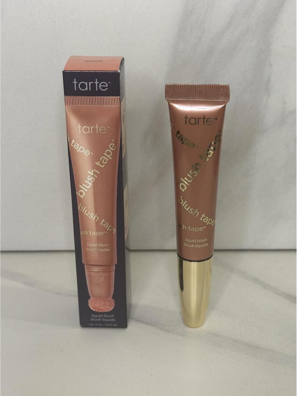 2 for $30 tarte Blush Tape liqud blush - Peach 0.4 oz